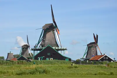 Windmills at the Zaanse Schans