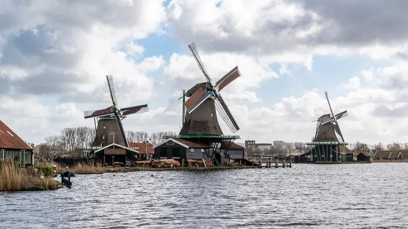 Zaanse Schans (NL), Windmühlen